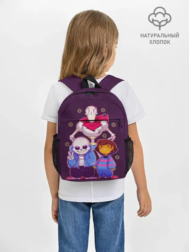 Рюкзак детский с принтом «Персонажи Undertale»