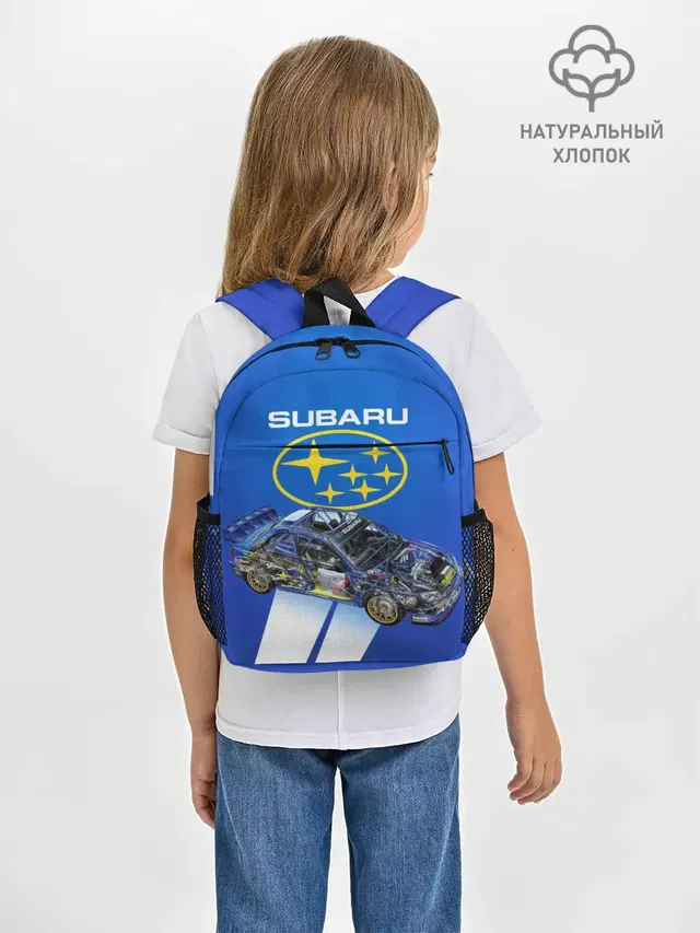 Рюкзак детский с принтом «Subaru»