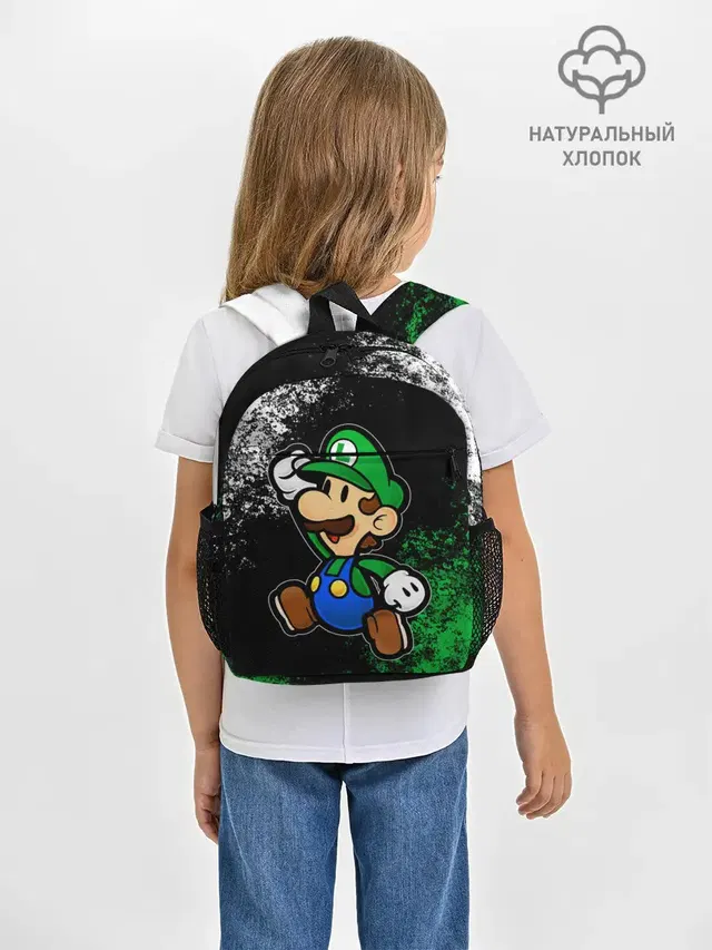 Рюкзак детский с принтом «Mario — Luigis Mansion»