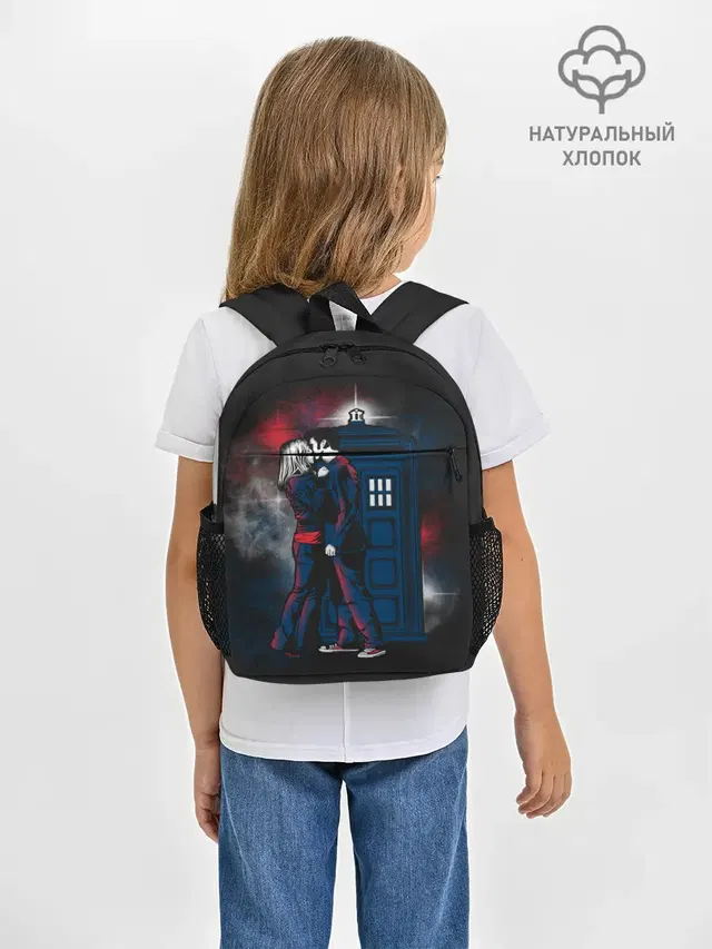 Рюкзак детский с принтом «Tardis Тардис»