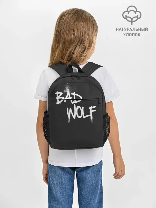 Рюкзак детский с принтом «Доктор Кто — Bad wolf»