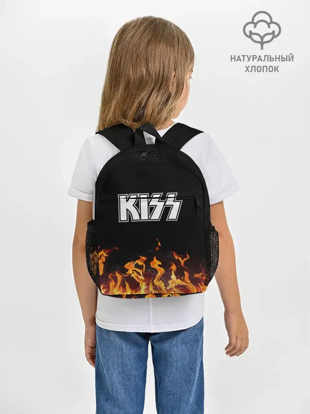 Рюкзак детский с принтом «Kiss»
