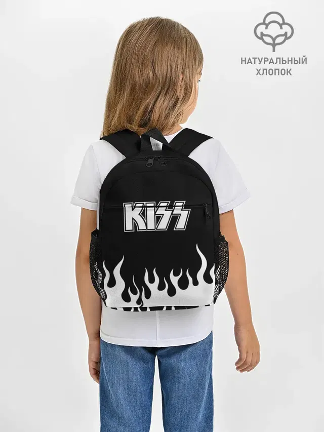 Рюкзак детский с принтом «Kiss»