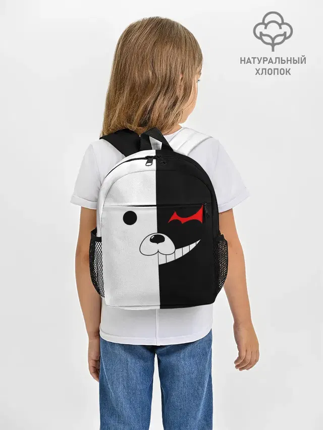 Рюкзак детский с принтом «Monokuma»