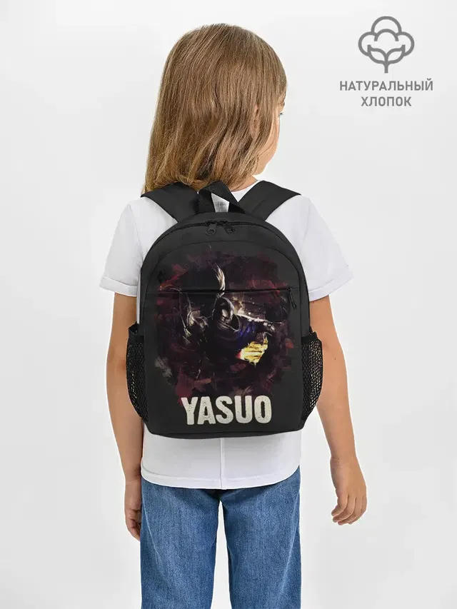 Рюкзак детский с принтом «Samurai — Yasuo»