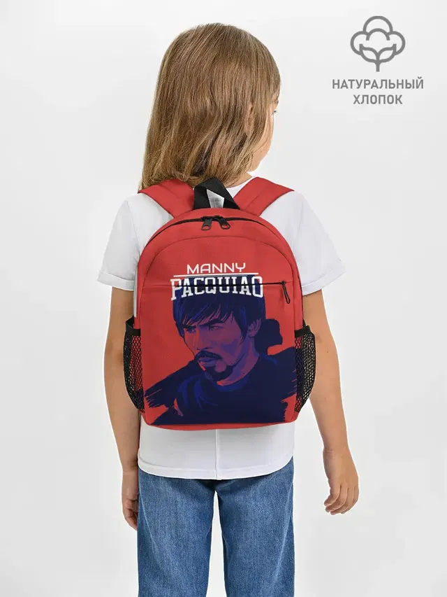 Рюкзак детский с принтом «Бокс — Manny Pacquiao»