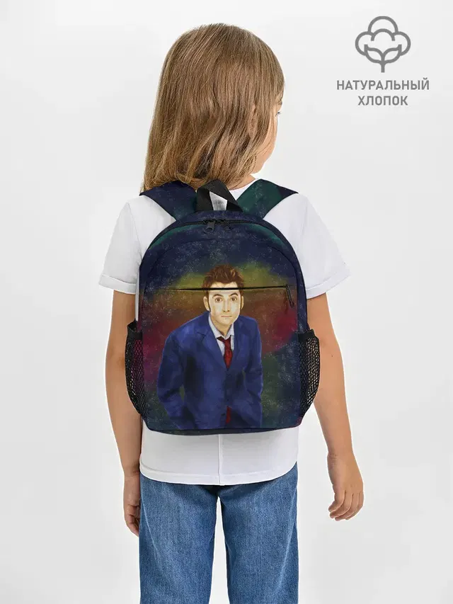 Рюкзак детский с принтом «Tenth Doctor»