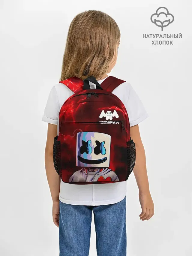 Рюкзак детский с принтом «Marshmello»