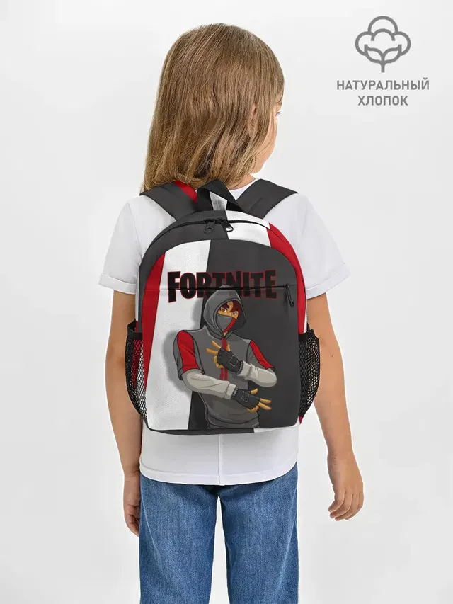 Рюкзак детский с принтом «Фортнайт — IKONIK»
