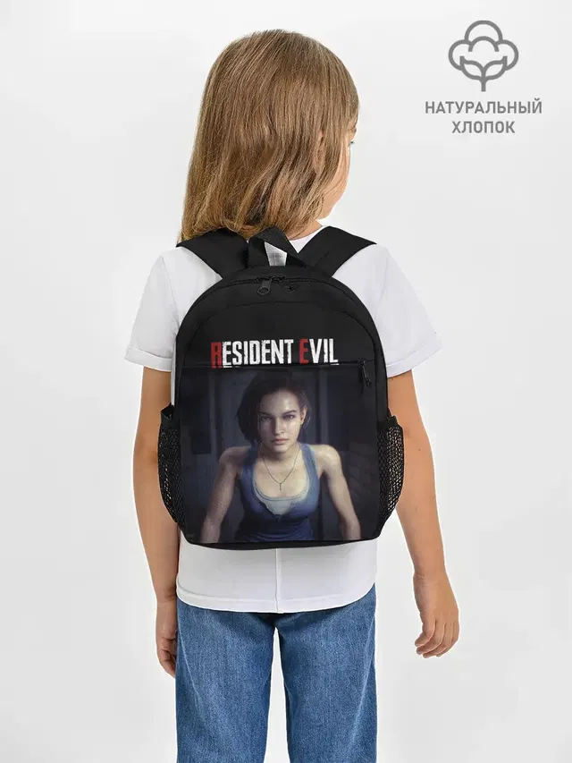 Рюкзак детский с принтом «Резидент Ивил — Jill Valentine»
