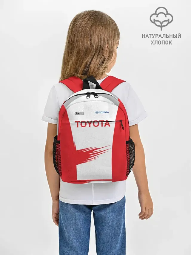 Рюкзак детский с принтом «Тойота — Toyota Driver»