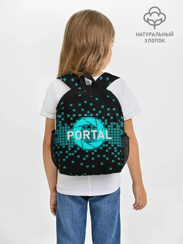 Рюкзак детский с принтом «Portal series»