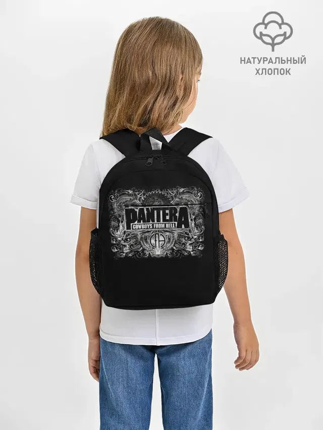 Рюкзак детский с принтом «Разный рок — PANTERA.»