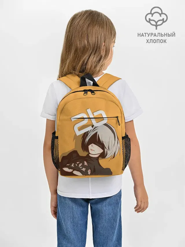 Рюкзак детский с принтом «Nier — 2b»