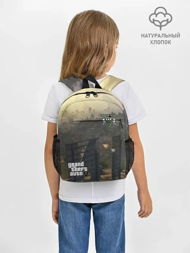 Рюкзак детский с принтом «GTA — GTA V»