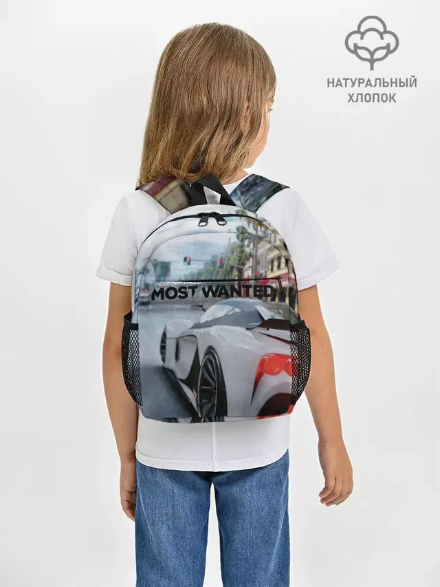 Рюкзак детский с принтом «Grotti Visione — NFS Most Wanted»