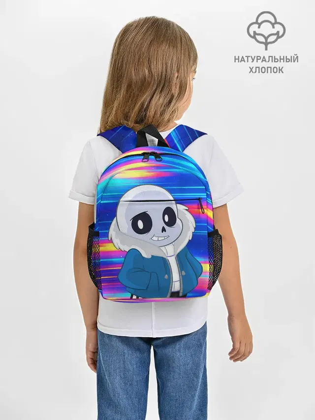 Рюкзак детский с принтом «Sans undertale Санс»