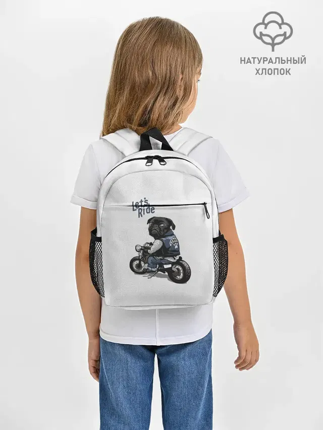 Pug Rider | Байкер Мопс