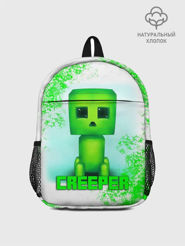 Рюкзак детский с принтом «Майнкрафт — MINECRAFT CREEPER»