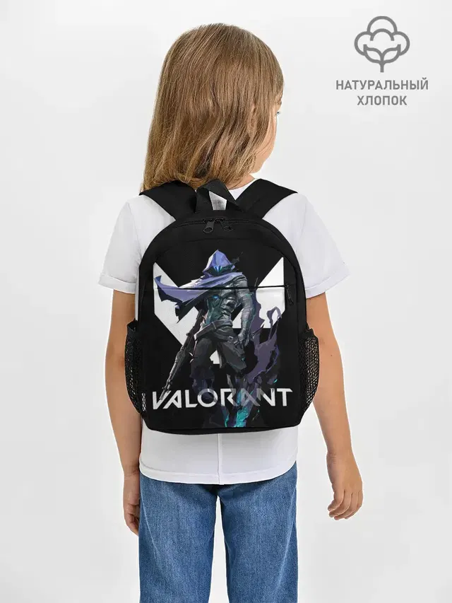 Рюкзак детский с принтом «Valorant — VALORANT OMEN»