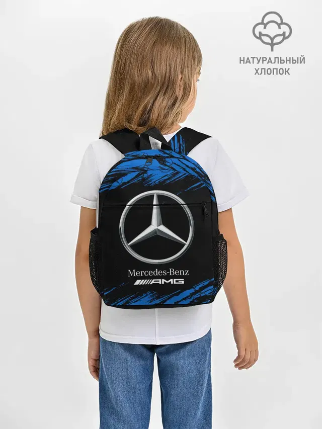 Рюкзак детский с принтом «Merсedes — MERCEDES — МЕРСЕДЕС»