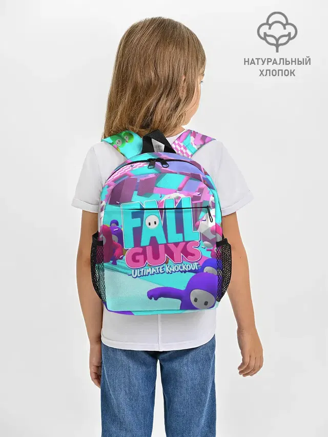 Рюкзак детский с принтом «Fall Guys»