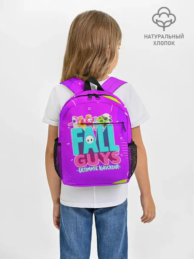 Рюкзак детский с принтом «Fall Guys»