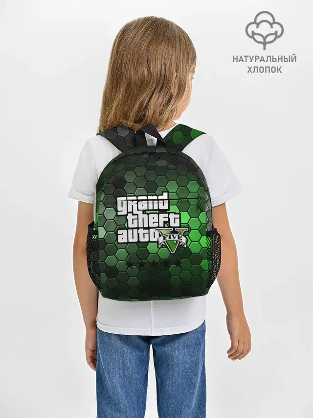 Рюкзак детский с принтом «GTA — GTA 5 — ГТА 5»