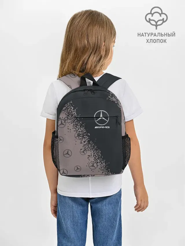 Рюкзак детский с принтом «Merсedes — MERCEDES — МЕРСЕДЕС»