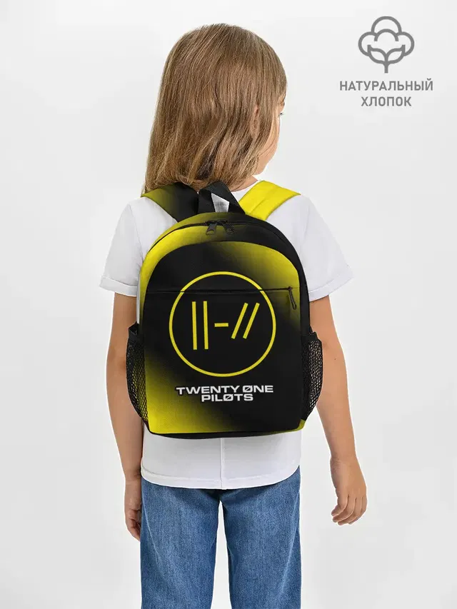 Рюкзак детский с принтом «Twenty One Pilots — 21 PILOTS»