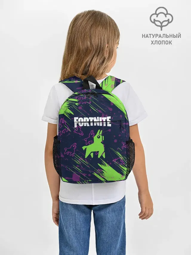 Рюкзак детский с принтом «Фортнайт — FORTNITE LAMA.»
