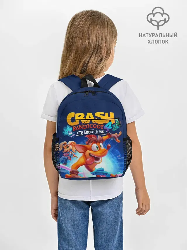 Рюкзак детский с принтом «Игры — Crash Bandicoot»