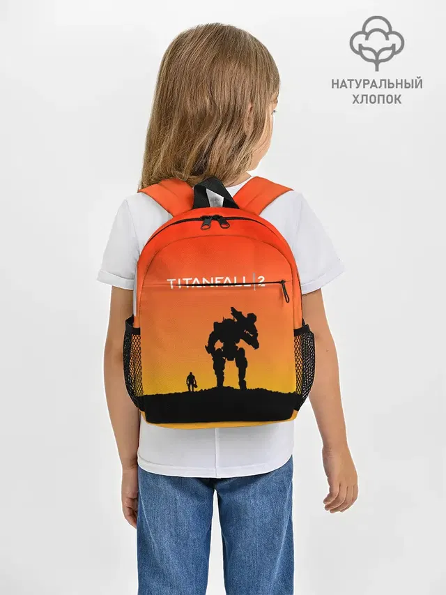 Рюкзак детский с принтом «Titanfall — TITANFALL 2»
