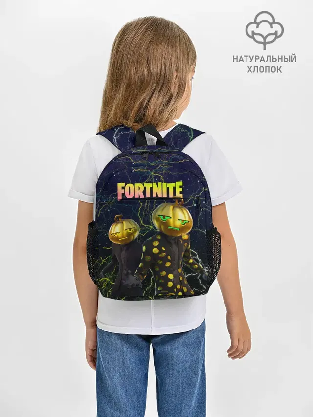 Рюкзак детский с принтом «Фортнайт — Fortnite Jack Gourdon»