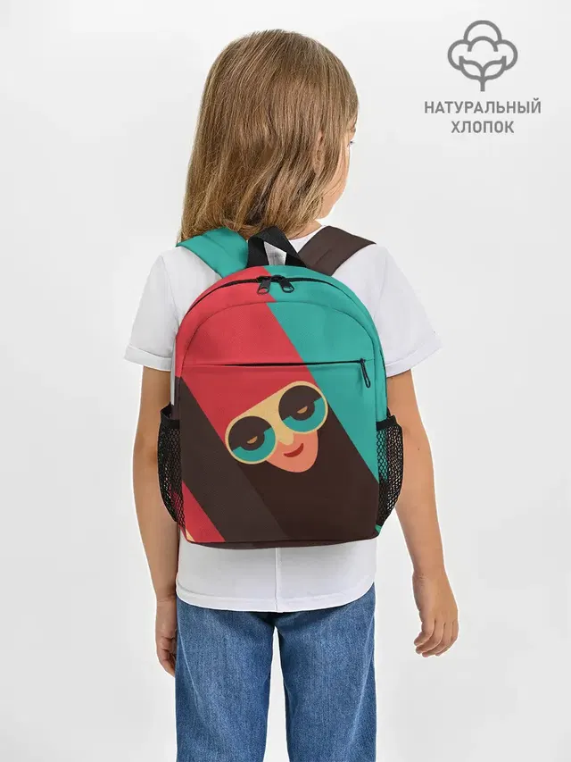 Рюкзак детский с принтом «Pop Art — RETDO FACE»