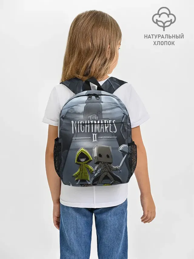 Рюкзак детский с принтом «Little Nightmares — LITTLE NIGHTMARES 2»