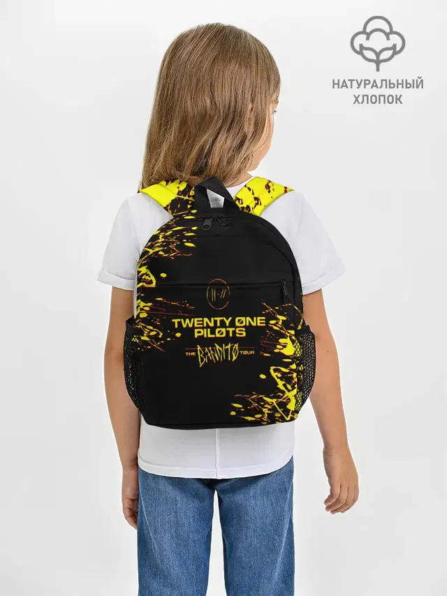 Рюкзак детский с принтом «Twenty One Pilots — TWENTY ONE PILOTS TOP.»