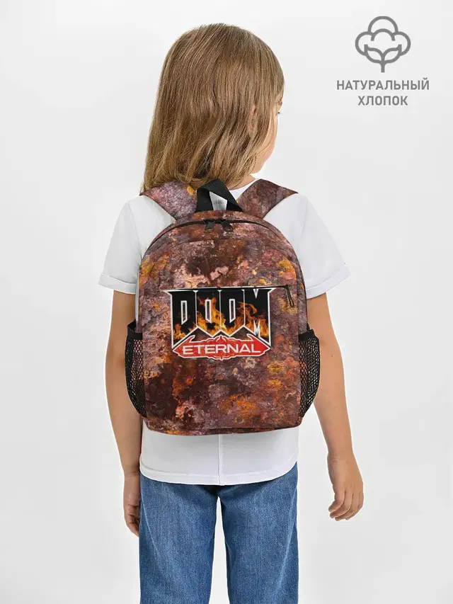 Рюкзак детский с принтом «Дум — DOOM Eternal»