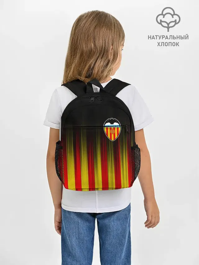 Рюкзак детский с принтом «Valencia — FC VALENCIA — ФК ВАЛЕНСИЯ»
