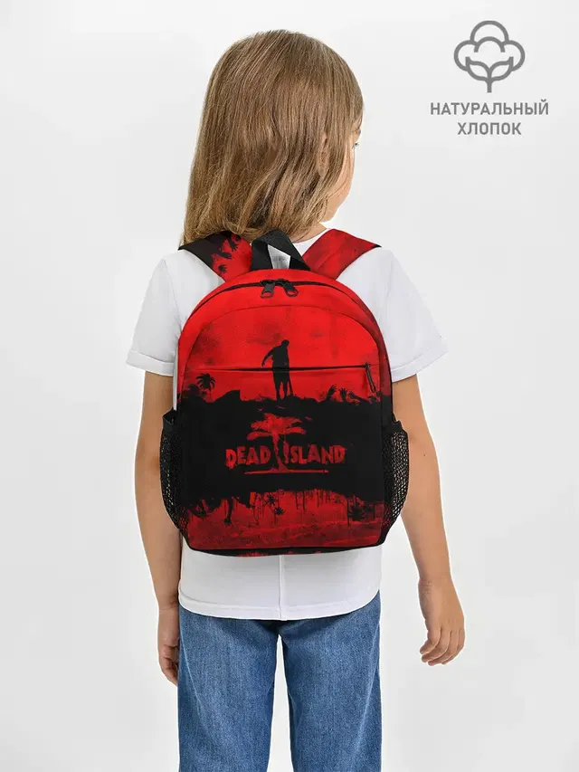 Рюкзак детский с принтом «Dead island — Island of blood»