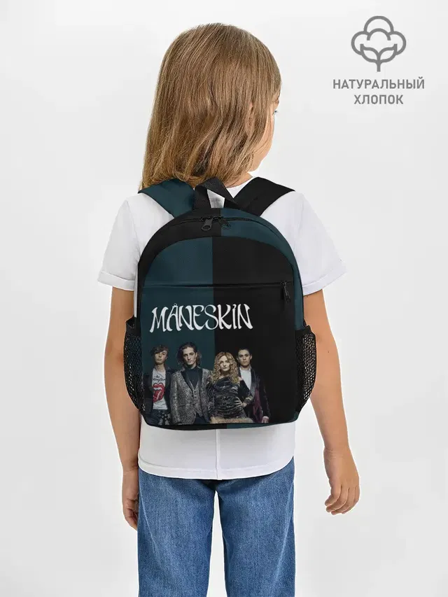 Рюкзак детский с принтом «Maneskin. New heroes»