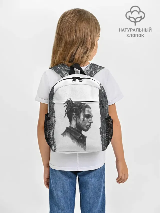 Рюкзак детский с принтом «Зарубежные — ASAP ROCKY — АСАП»