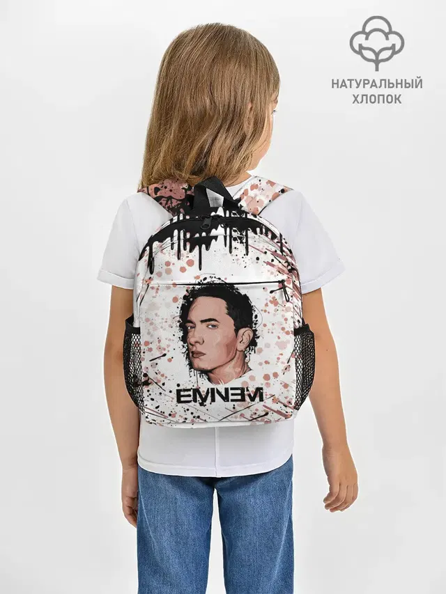 Рюкзак детский с принтом «Eminem — ЭМИНЕМ»