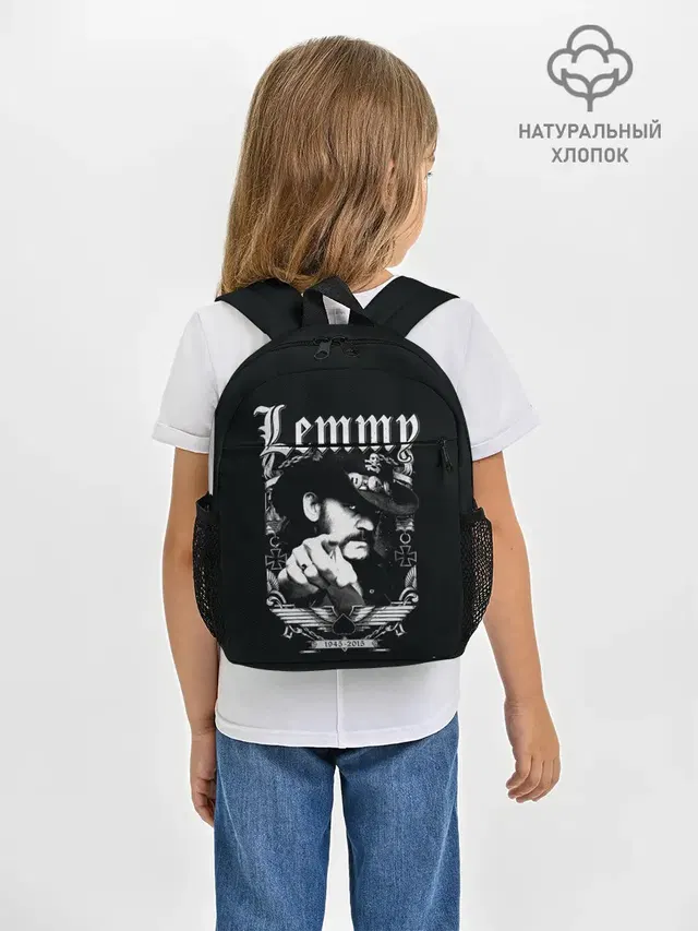 Рюкзак детский с принтом «Motorhead — RIP Lemmy»