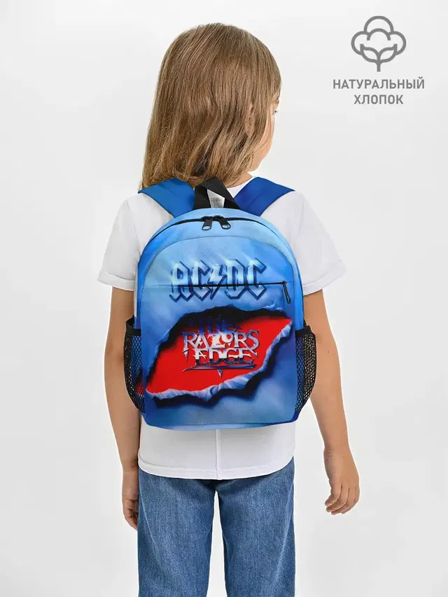 Рюкзак детский с принтом «DC - The Razor’s Edge — AC/DC - The Razor’s Edge»