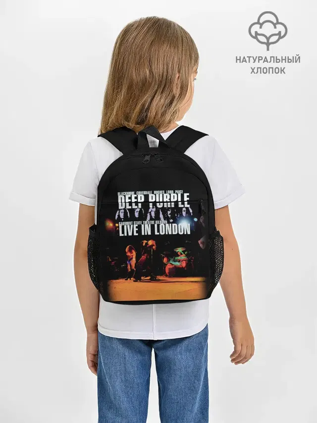 Рюкзак детский с принтом «Live In London — Deep Purple - Live In London»