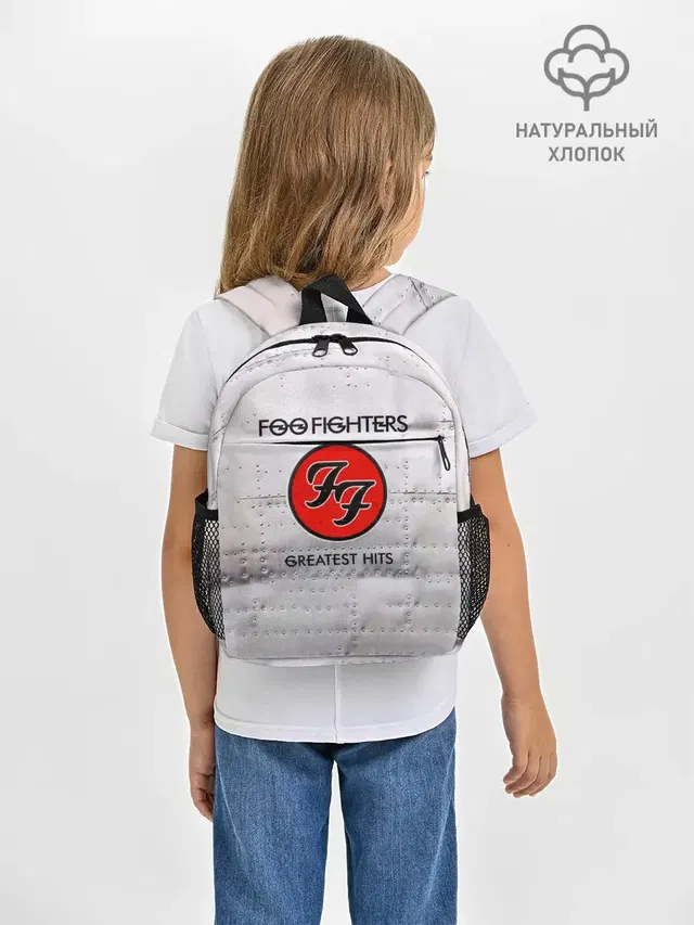 Рюкзак детский с принтом «Foo Fighters — Greatest Hits - Foo Fighters»