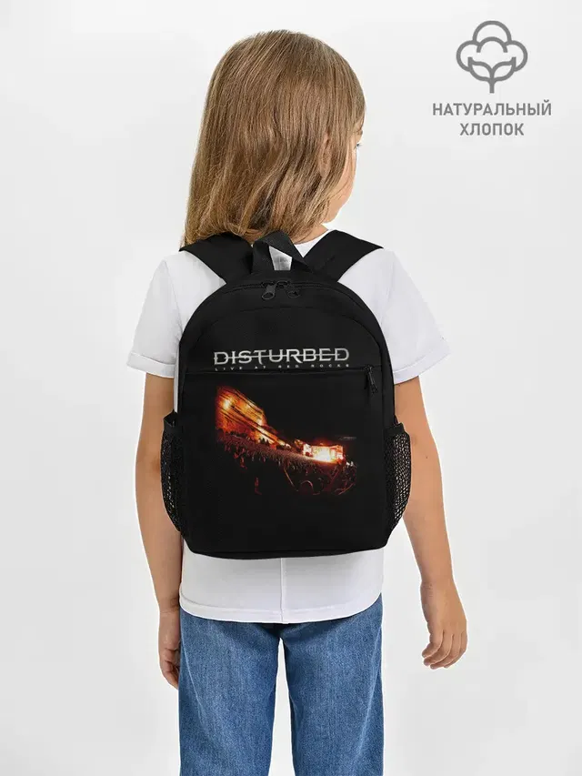 Рюкзак детский с принтом «Disturbed — Live at Red Rocks - Disturbed»