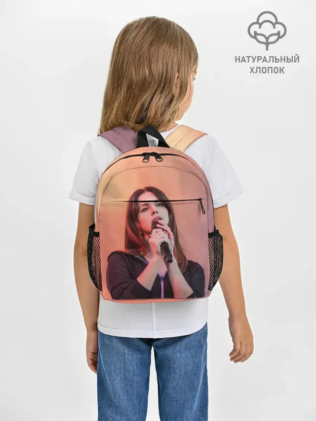 Рюкзак детский с принтом «Lana Del Rey — Лана на концерте»