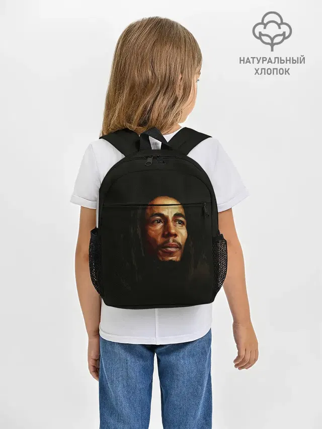 Рюкзак детский с принтом «Боб Марли — Bob Marley Art»
